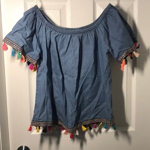 Off the shoulder top